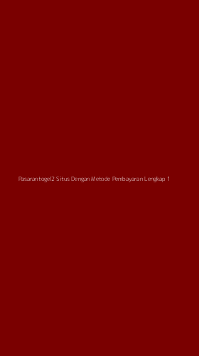 Tampilan Antarmuka Aplikasi Pasarantogel2 Situs Dengan Metode Pembayaran Lengkap - 1