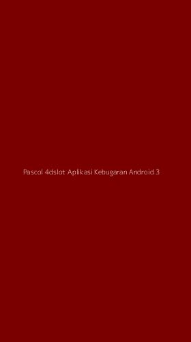 Tampilan Antarmuka Aplikasi Pascol 4dslot Aplikasi Kebugaran Android - 3