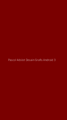 Tampilan Antarmuka Aplikasi Pascol 4dslot Desain Grafis Android - 3