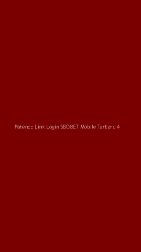 Tampilan Antarmuka Aplikasi Patenqq Link Login Sbobet Mobile Terbaru - 4