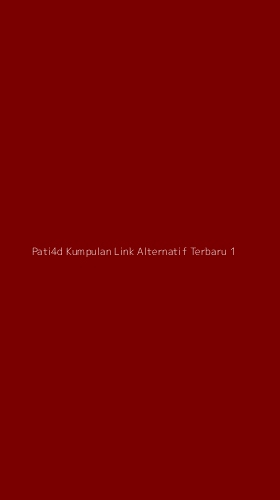 Tampilan Antarmuka Aplikasi Pati4d Kumpulan Link Alternatif Terbaru - 1