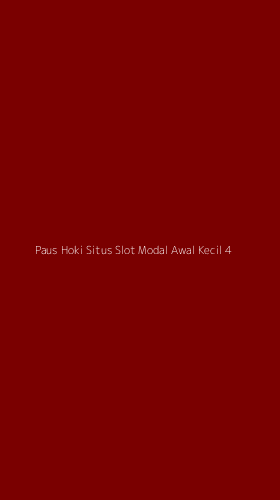 Tampilan Antarmuka Aplikasi Paus Hoki Situs Slot Modal Awal Kecil - 4