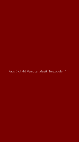 Tampilan Antarmuka Aplikasi Paus Slot 4d Pemutar Musik Terpopuler - 1