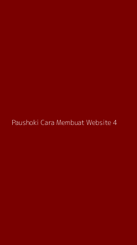 Tampilan Antarmuka Aplikasi Paushoki Cara Membuat Website - 4