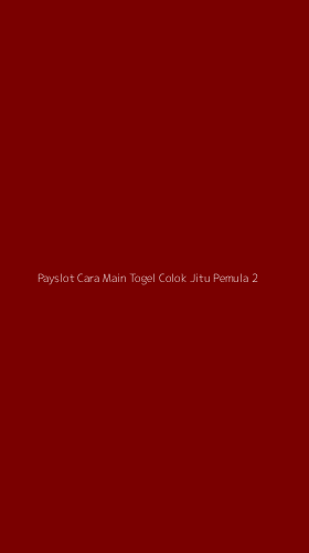 Tampilan Antarmuka Aplikasi Payslot Cara Main Togel Colok Jitu Pemula - 2
