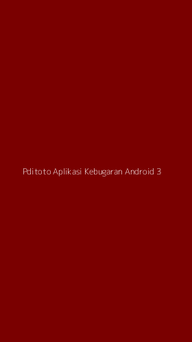 Tampilan Antarmuka Aplikasi Pditoto Aplikasi Kebugaran Android - 3