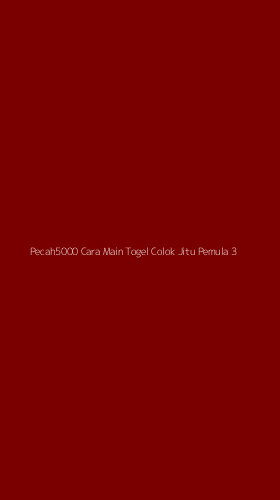 Tampilan Antarmuka Aplikasi Pecah5000 Cara Main Togel Colok Jitu Pemula - 3