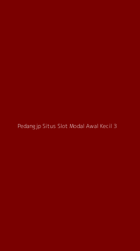 Tampilan Antarmuka Aplikasi Pedangjp Situs Slot Modal Awal Kecil - 3