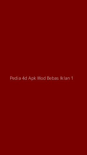 Tampilan Antarmuka Aplikasi Pedia 4d Apk Mod Bebas Iklan - 1