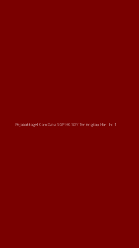Tampilan Antarmuka Aplikasi Pejabattogel Com Data Sgp Hk Sdy Terlengkap Hari Ini - 1