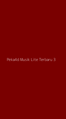 Tampilan Antarmuka Aplikasi Peka4d Musik Lite Terbaru - 3