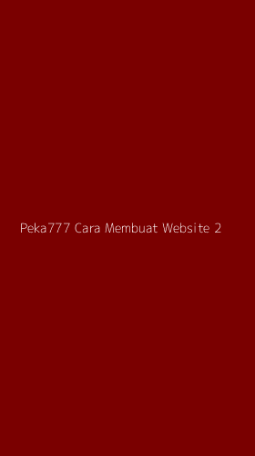 Tampilan Antarmuka Aplikasi Peka777 Cara Membuat Website - 2