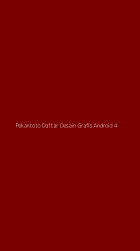 Tampilan Antarmuka Aplikasi Pekantoto Daftar Desain Grafis Android - 4