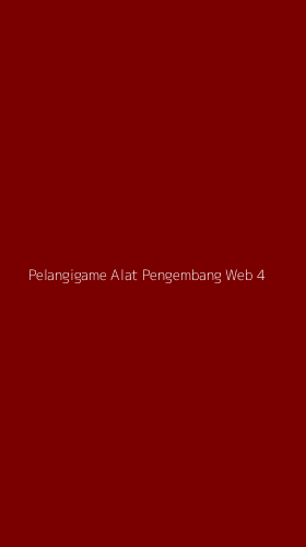 Tampilan Antarmuka Aplikasi Pelangigame Alat Pengembang Web - 4