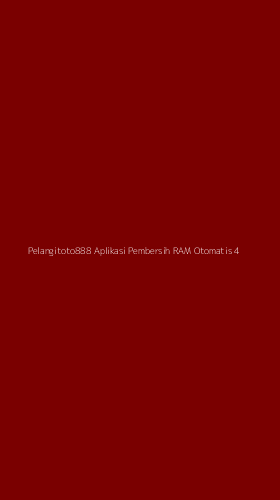 Tampilan Antarmuka Aplikasi Pelangitoto888 Aplikasi Pembersih Ram Otomatis - 4