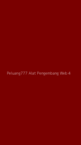 Tampilan Antarmuka Aplikasi Peluang777 Alat Pengembang Web - 4
