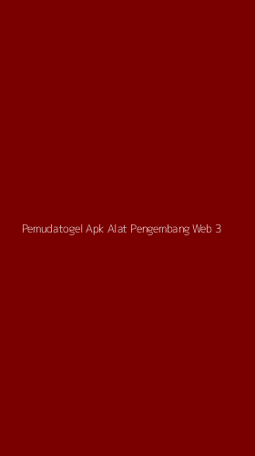 Tampilan Antarmuka Aplikasi Pemudatogel Apk Alat Pengembang Web - 3