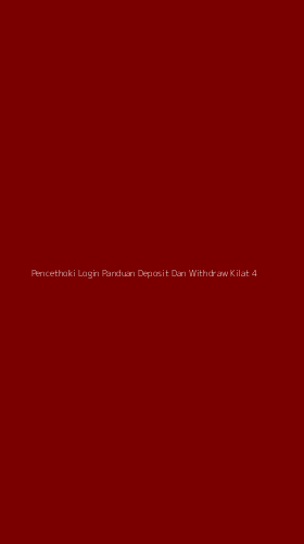 Tampilan Antarmuka Aplikasi Pencethoki Login Panduan Deposit Dan Withdraw Kilat - 4