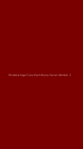 Tampilan Antarmuka Aplikasi Pendekartogel Cara Klaim Bonus Harian Member - 2