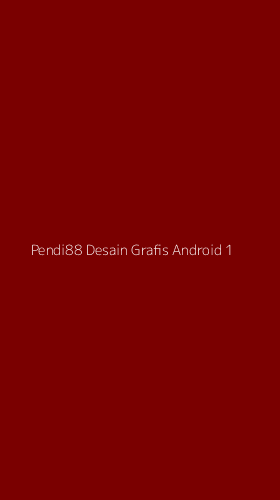 Tampilan Antarmuka Aplikasi Pendi88 Desain Grafis Android - 1
