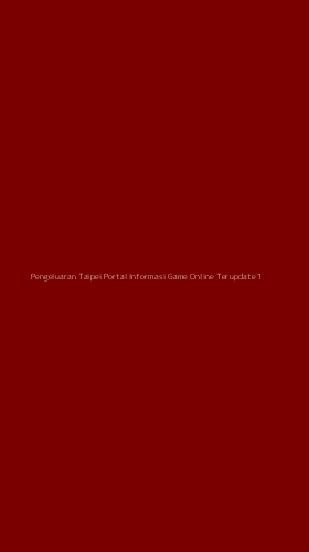 Tampilan Antarmuka Aplikasi Pengeluaran Taipei Portal Informasi Game Online Terupdate - 1