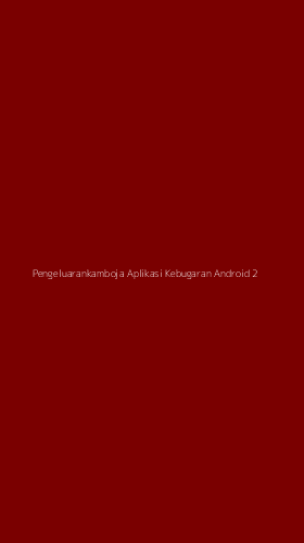 Tampilan Antarmuka Aplikasi Pengeluarankamboja Aplikasi Kebugaran Android - 2