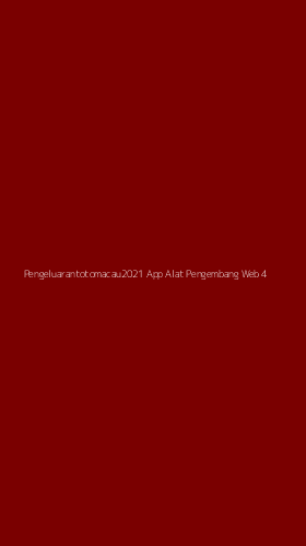 Tampilan Antarmuka Aplikasi Pengeluarantotomacau2021 App Alat Pengembang Web - 4