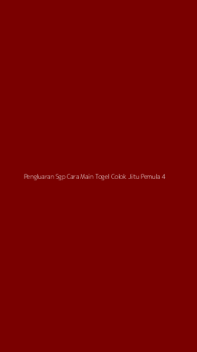 Tampilan Antarmuka Aplikasi Pengluaran Sgp Cara Main Togel Colok Jitu Pemula - 4