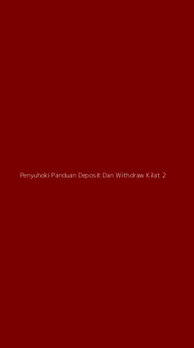 Tampilan Antarmuka Aplikasi Penyuhoki Panduan Deposit Dan Withdraw Kilat - 2
