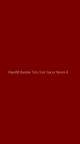 Tampilan Antarmuka Aplikasi Pepe88 Bandar Toto Slot Gacor Resmi - 4