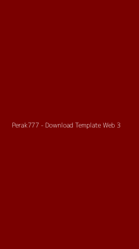 Tampilan Antarmuka Aplikasi Perak777 - Download Template Web - 3