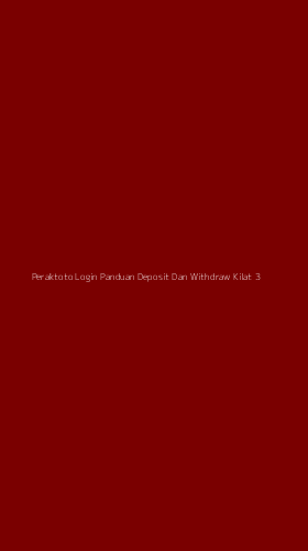 Tampilan Antarmuka Aplikasi Peraktoto Login Panduan Deposit Dan Withdraw Kilat - 3