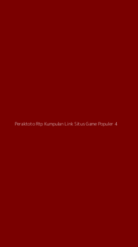Tampilan Antarmuka Aplikasi Peraktoto Rtp Kumpulan Link Situs Game Populer - 4