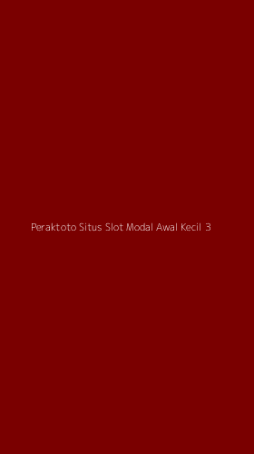 Tampilan Antarmuka Aplikasi Peraktoto Situs Slot Modal Awal Kecil - 3