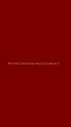Tampilan Antarmuka Aplikasi Peri Hoki Cara Daftar Akun Situs Resmi - 4