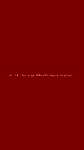 Tampilan Antarmuka Aplikasi Peri Hoki Situs Dengan Metode Pembayaran Lengkap - 4