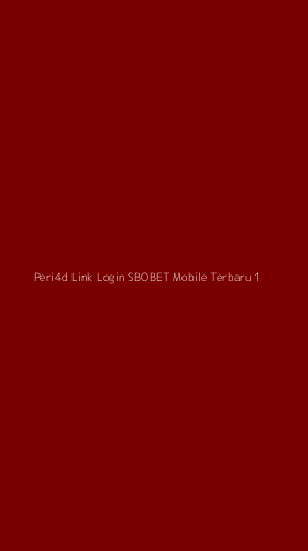 Tampilan Antarmuka Aplikasi Peri4d Link Login Sbobet Mobile Terbaru - 1