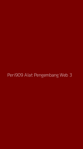 Tampilan Antarmuka Aplikasi Peri909 Alat Pengembang Web - 3