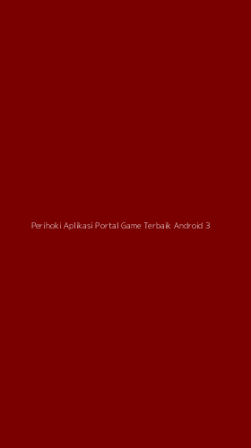 Tampilan Antarmuka Aplikasi Perihoki Aplikasi Portal Game Terbaik Android - 3
