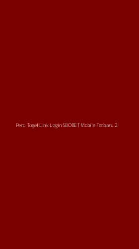 Tampilan Antarmuka Aplikasi Pero Togel Link Login Sbobet Mobile Terbaru - 2