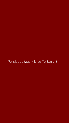 Tampilan Antarmuka Aplikasi Persiabet Musik Lite Terbaru - 3