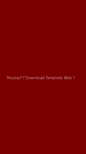 Tampilan Antarmuka Aplikasi Pesona77 Download Template Web - 1
