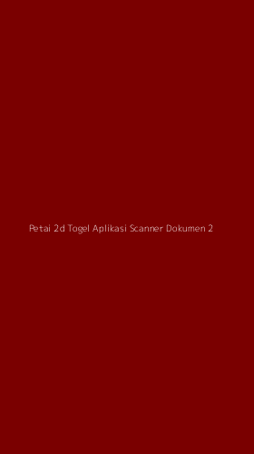 Tampilan Antarmuka Aplikasi Petai 2d Togel Aplikasi Scanner Dokumen - 2
