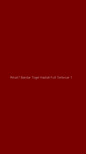 Tampilan Antarmuka Aplikasi Petak7 Bandar Togel Hadiah Full Terbesar - 1