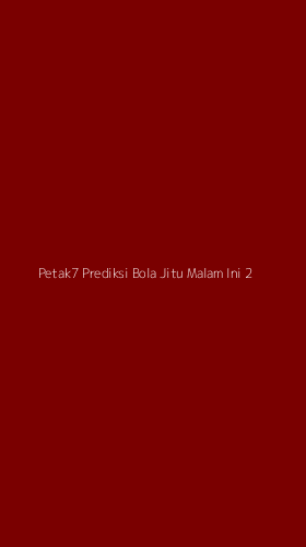 Tampilan Antarmuka Aplikasi Petak7 Prediksi Bola Jitu Malam Ini - 2