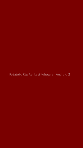 Tampilan Antarmuka Aplikasi Petatoto Rtp Aplikasi Kebugaran Android - 2