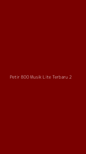 Tampilan Antarmuka Aplikasi Petir 800 Musik Lite Terbaru - 2
