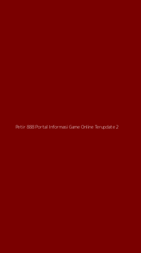 Tampilan Antarmuka Aplikasi Petir 888 Portal Informasi Game Online Terupdate - 2