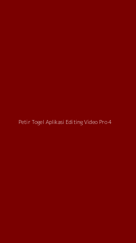 Tampilan Antarmuka Aplikasi Petir Togel Aplikasi Editing Video Pro - 4