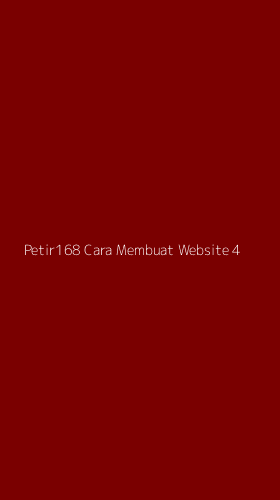 Tampilan Antarmuka Aplikasi Petir168 Cara Membuat Website - 4